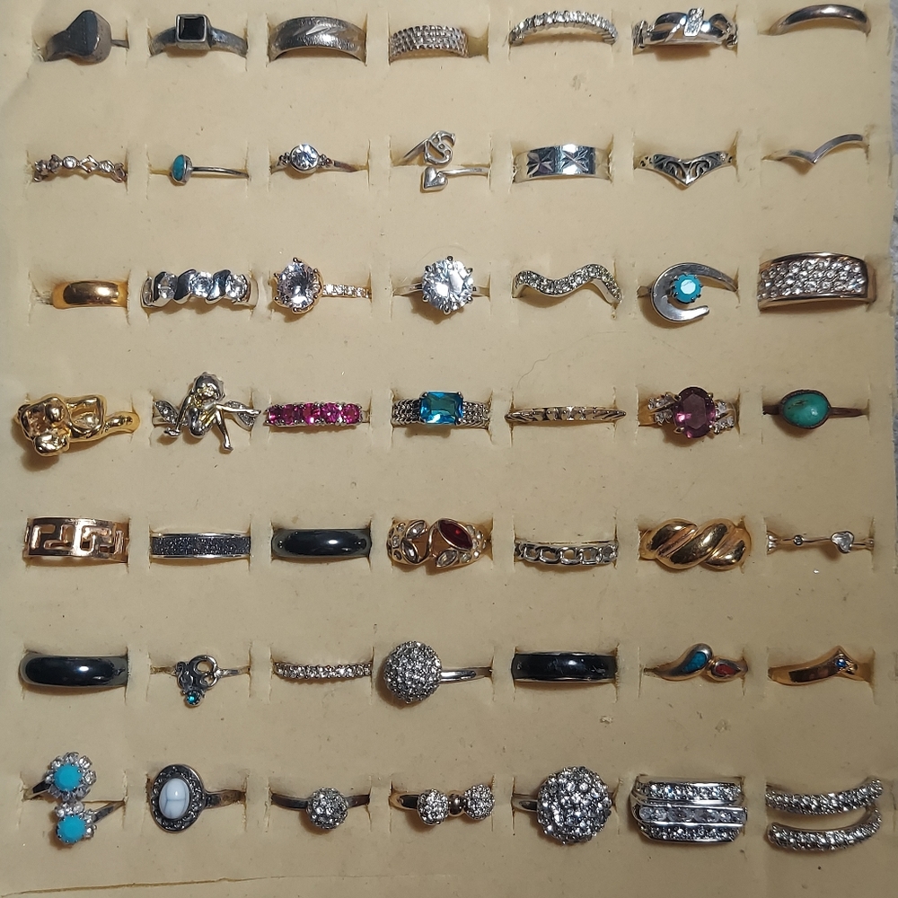 49 Ring - Vintage Ring Lot